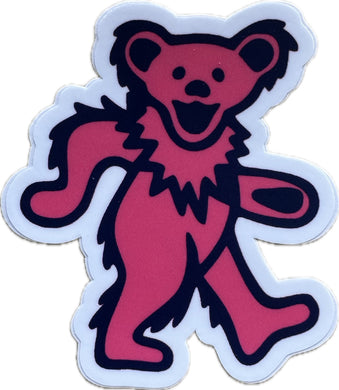 Red GD Bear Vinyl Sticker