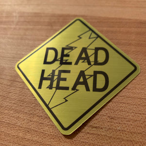 Dead Head Street Sign sticker